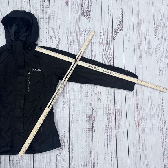 Columbia Omni-Tech Omni-Heat Interchange Jacket Women’s M Black Hooded - Picture 4 of 9